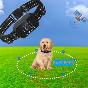 Trackers Spackofroproof GPS Tracker Dog Coll de collier portable Locator Monitor 1000m Wireless Dogs Positionnement Tracker Tracker Pet Antiloss Special