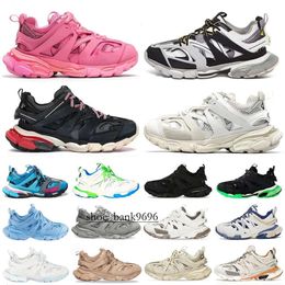 Tracks Track Luxe Schoenen Heren Dames Trainers Track 3 3.0 Schoenen AAA Triple Wit Zwart Tess.s.Gomma lederen trainer nylon bedrukte platform sneakers schoenen maat s .0