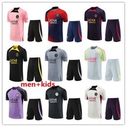 Tracksuit 23/24 Sportswear Men Training Slewing Suit à manches à manches à manches de football Kit de soccer de football