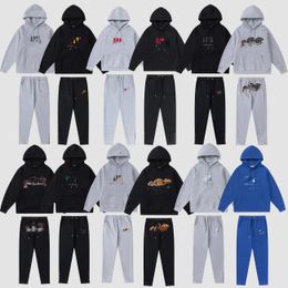 Survêtement Designer Manteau Hommes Sportwear À Capuche Veste 21 couleurs Rue Loisirs Sports Costumes En Gros Coton Pantalon Femmes Jogging Menef3k