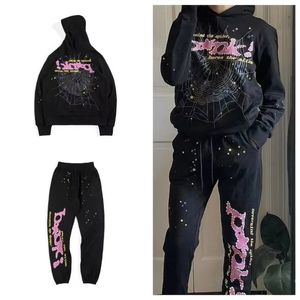 Survêtement Hommes 555 Sweat À Capuche Spider Sweats À Capuche Sp5der À Capuche Designer À Capuche Femmes Pantalons Hommes Pulls De Luxe Pantalons De Survêtement Streetwear Pull Coton Lettre À Manches Longues