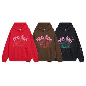 Tuta da uomo 555 Felpa con cappuccio Spider Felpe con cappuccio Sp5der Felpe con cappuccio firmate Donna Trendy sp5der 555555 Felpa con cappuccio versatile da uomo e da donna ampia e rosa da strada