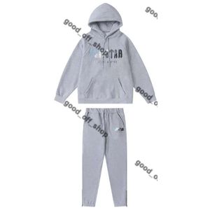 Tracksuit Men's Nake Tech Trapstar Track Cleit Hoodie Europe American Basketball Football Rugby Two-Piece avec sweat à capuche à manches longues féminines 623