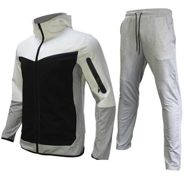 Survêtement Homme Nake Tech Trapstar Survêtement Sweat à capuche Europe Basket-ball américain Football Rugby Deux pièces avec manches longues femme Haute qualité321