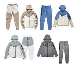 Tracksuit Men's Tech Fleece Pant Track Track Sweet Hoodie Europe American Basketball Football Rugby Two-Piece avec une veste à sweat à capuche à manches longues pour femmes Spring M-2xl