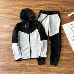 Dres Męski Gruby Tech Fleece Sportswear Spodnie Bluzy Kurtki Przestrzeń Bawełniane Spodnie Damskie Spodnie Biegaczy Mężczyzna Kurtka Do Biegania Muti Męskie Sportowe a4