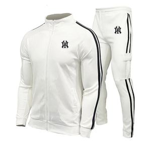 Survêtement hommes deux pièces ensemble costume homme vêtements de sport marque à capuche pantalons de survêtement jogging mâle joggers 240112