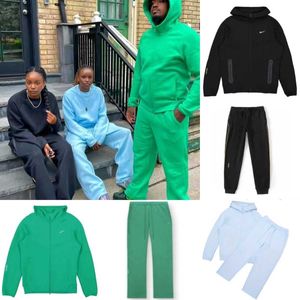 Tracksuit Nocta Mens Designer Sports Pantalon Sweatie Set Two Piece Men Woman Hooded Sweater Techfleece Pantal