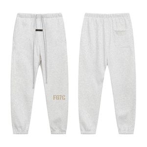 Pantalon de survêtement Pantalon de survêtement à capuche Hommes Femmes Lâche Gris Noir Pantalon chaud Pantalon Pantoufle 100% Pantalon en coton épais de haute qualité Grande taille