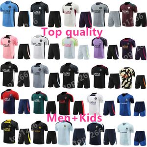 survêtement Paris survêtement entraînement mbappe chandal 2024 25 pPSG pied tuta rétro futbol Survêtement de football survêtement de football enfant kit homme et enfant