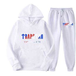 Survêtement TRAPSTAR Marque Imprimé Sportswear Hommes 16 couleurs Chaud Deux Pièces Ensemble Lâche Sweat À Capuche Pantalon jogging 220615 23 Mouvement du courant de marée