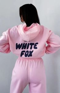 Survêtement Blanc Designer Fox Sweat À Capuche Ensembles Deux 2 Pièces Femmes Vêtements Pour Hommes Ensemble Sportif À Manches Longues Pull À Capuche Survêtements Printemps Automne Hiver Smart 387