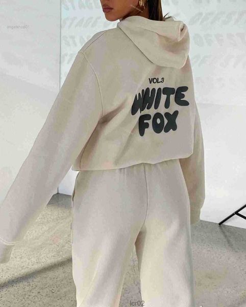 Sets de sudadera con capucha Fox White Designer White de pistas Dos set de 2 piezas Ropa para hombres Sporty Smanga Long Sableved Sported Track Spray Sma6ekgvkudvdvp