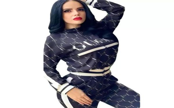 Chándales Femme Otoño Invierno Parejas Trajes a juego Ropa Para Mujer Ropa de diseñador Marcas famosas Mujeres Set2756654