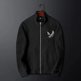 Tracksuits Men Polyester Sweatshirt Sporting Fleece 2024 Spring Jacket + Pants Casual Men's Track Suit Sportswear Set