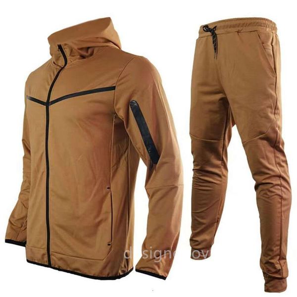 survêtements hommes survêtement hommes tech polaire designer rugby basket-ball football football surdimensionné sportswear zip veste pantalon costume de gym ensemble assorti femmes 2 pièces ensemble