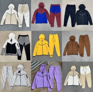 Chándales conjuntos hombres pantalones trajes para hombres chándal tecnología polar fútbol diseñador chaqueta moda hombres mujer tecnología polar prendas de vestir exteriores hombre deportes Pantalones joggers pantalones L