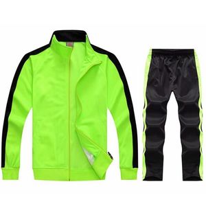 Survêtements printemps et automne athlétique 2 pièces/ensemble veste à glissière manteau pantalon ensemble survêtement hommes Jogging tenue de sport 967