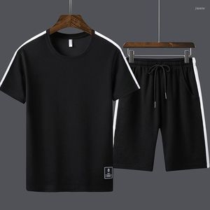 Survêtements Streetwear 2023 été 2 pièces ensembles hommes T-shirts ensemble Short et haut hommes à manches courtes vêtements de sport survêtement vêtements
