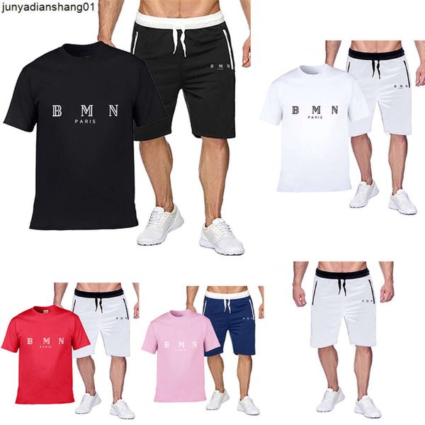 Survêtements d'été vêtements de sport créateur de mode imprimé hommes t-shirt pantalon costume shorts polos décontractés