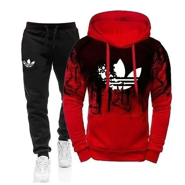 Survêtements pull pantalon ensemble basket-ball streetwear sweats sport costume marque lettre ik bébé vêtements épais sweats à capuche hommes pantalons 164