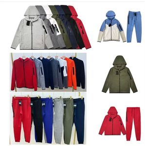 Tracksuits Winter Men Tech Fleece Track pak Lange mouw pant Jacket Techs Sportwear Hoodies Sweatshirts Hooded Mens Track Suits Hoodie TechFleece Jogger