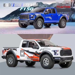 Traction Hobby RC Car 18 km F150 RTR 24 GHz Simulation électrique Modèle télécarriétique Crawler Adult Childrens Toys 240327