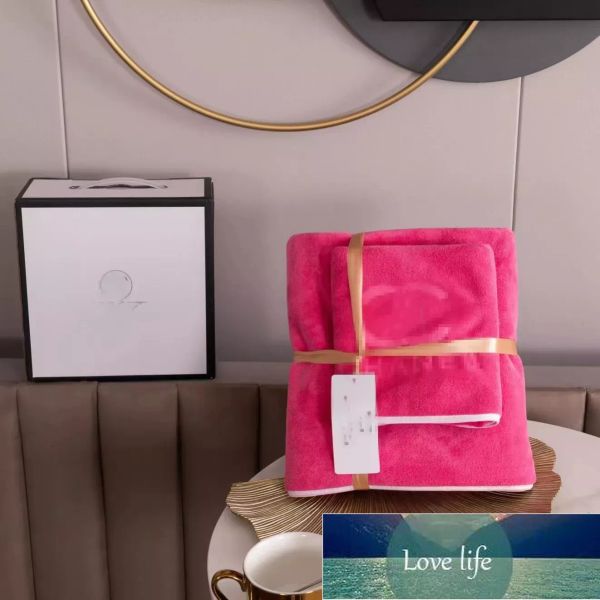 Commerce de mode marque classique Style serviette de bain serviettes ensemble grande marque présente serviette microfibre séchage rapide en gros absorbant