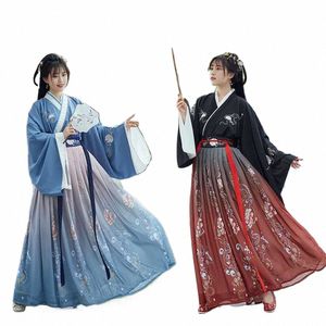 Traditionnel ancien chinois femme élégante Hanfu Dr fée scène rétro dynastie Tang danse folklorique Performance Cosplay Costumes l47S #