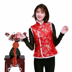 Traditioneel Chinees Nieuwjaar Vrouwen Kleding Vest Tang Drag Phoenix Vest Chegsam Top Qipao Voor Vrouwen Hanfu China Stijl Blouse e7Bx #