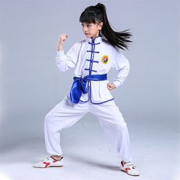 Vêtements chinois traditionnels enfants kungfu wushu tai chi