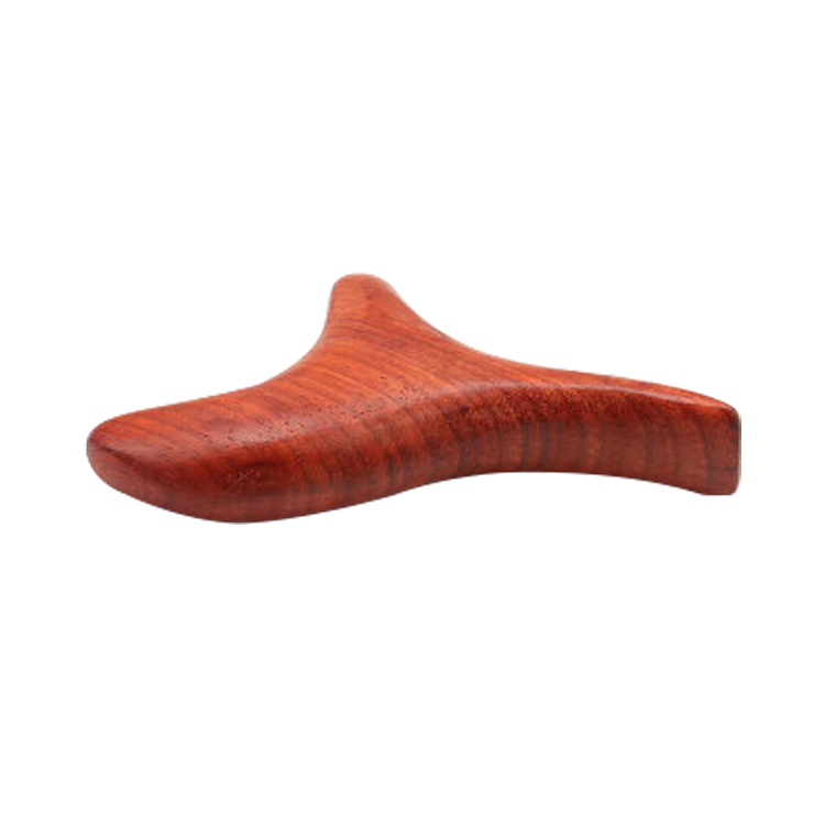 Tri￢ngulo chin￪s tradicional para massageador corporal Relax Wooden Stick Tool Trigeminal Ferramenta de massagem em madeira
