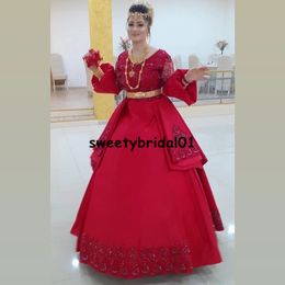 Traditional Kosovo Dresses Albanian Long Sleeves Prom Dresses 2021 vestido De Fiesta De Boda Formal Evening Gowns