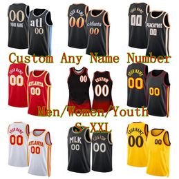 TRAE Young Dejounte Murray Basketball Jerseys Any Numebr 2023/24 Fans Maillots City Men Youth Women Women S-xxl