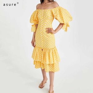 Traf Summer Dress Femmes Vêtements Dames Sexy Beach Sundresses Casual Longue Lumière Sukienka Designer Toppies 630517 210712