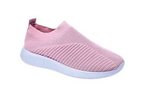 Entrenador 2019 Mejor calidad Negro Diseñador Zapatillas Moda Mujer Rosa Zapatos casuales Calcetines de moda Sneaker Top Zapatos Size35-43