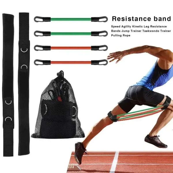 Trainer 2024 JEG Taekwondo Pull Resistance Rope Running Speed Agility Train Exercice Formation LATÉC LÉLASTIC BANDES FIESS