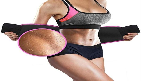 Cinturón de entrenador para mujeres cinturón de sudor transpirable Cincher Recorter Campo Swaper Girdle Fat Burn Belly Slimming Band para peso LOS37091471