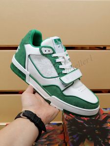 Chaussures d'entraîner pour baskets pour hommes depuis des chaussures de créateur noir blanc vert bleu en cuir denim Nouveau arrivée sneaker décontracté
