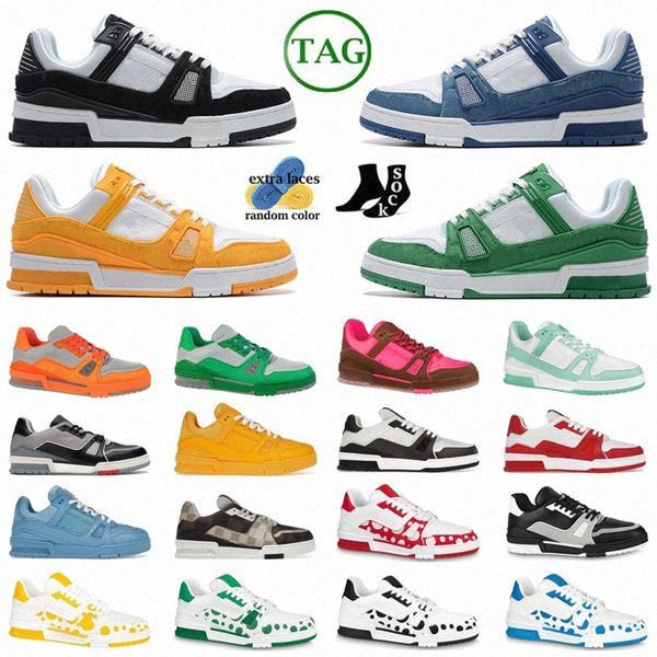 Baskets Blanc Noir Bleu Ciel Jaune Denim Vert Sangle En Relief # 54 Signature Vert Damier Ebene Multi Rouge Comic Motifs Multi Rose Rose Fuchsia Orange Chaussures Décontractées