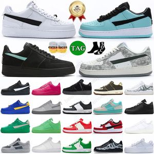 Baskets Aforces Low One 1 Plate-Forme 1s Off Chaussures de course Blanc Noir Squelette Loup Gris Lièvre Space Jam Hommes Femmes Marche Cuir DHgate Runner Taille EUR36-45