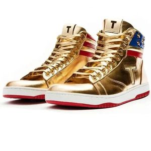 des chaussures 2024 Designer basketball Casual Running Shoes The Never Surrender High-Tops trump trumps Gold Custom Men Outdoor Sneakers Sport Trendy Trainers