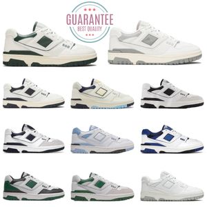 Entrenadores Nuevo B550 550S Tenis Zapatos casuales Hombres Mujeres Blanco Verde Gris Evergreen Sombra Crema Negro Azul UNC BB 550 OG Azul marino Púrpura Rich Paul Diseñadores Zapatillas de deporte V59