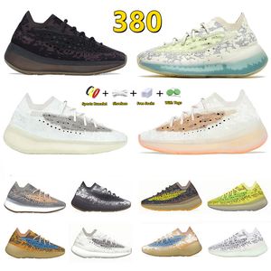 380 380s Chaussures de basket-ball Hommes Alien Blue Onyx Yecoraite RF Azure Mist Réfléchissant Triple Noir Calcite GloW Hommes Chaussures de course Femmes Baskets Baskets de sport