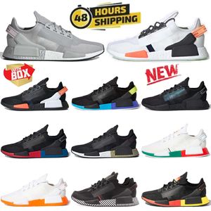 Chaussures concepteurs entraîneurs baskets sneakers shoe mens womens thunder r 1 Mexico Black Munich blanc rouge vert orange bleu gris violet jaune hommes femmes # 362l #