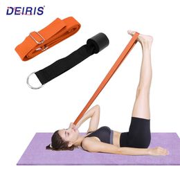 Trainingsriem yoga polyester katoen stretch latin danin stretch band ring yoga pilates gym fitness oefening resistentie band 240322