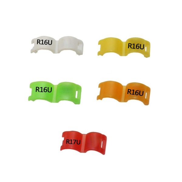 Anneau en plastique R16U personnalisé, 2.7mm, 3mm, 4mm, 4.5mm, 5mm, 6 couleurs disponibles, anneau pour oiseaux