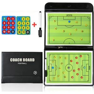 Trainingsapparatuur 54 cm opvouwbare magnetische tactiek bord voetbal coaching coachs tactische bord voetbalwedstrijd voetbaltraining tactieken klembord 230817