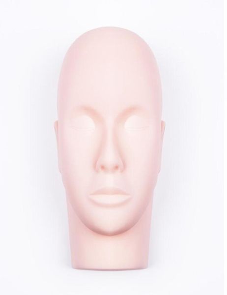 Formation Mannequin Flat Head Practice Maquillage Modèle Modèle Extensions de cils Massage Makeup Practice Head Model 2271628