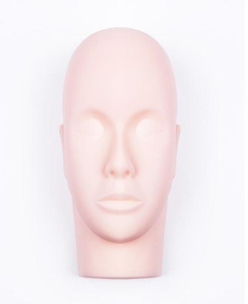 Formation Mannequin Flat Head Practice Maquillage Modèle Extensions de cils Massage Massage Pratique Pratique Modèle 4011622